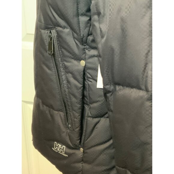 Helly Hansen Black Duck Down Zip-Up Jacket, Size XS - Picture 6 of 9